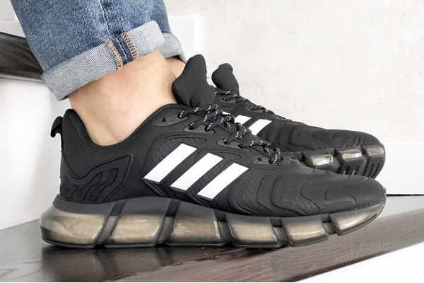 Мужские кроссовки Adidas Climacool Vento черные с белым