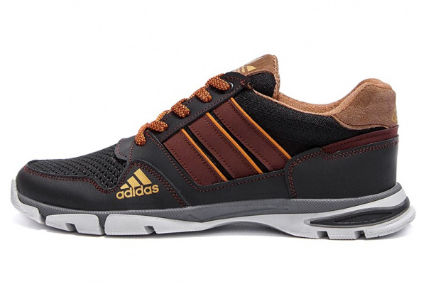 Мужские кроссовки Adidas Flex темно-коричневые (dkbrown)