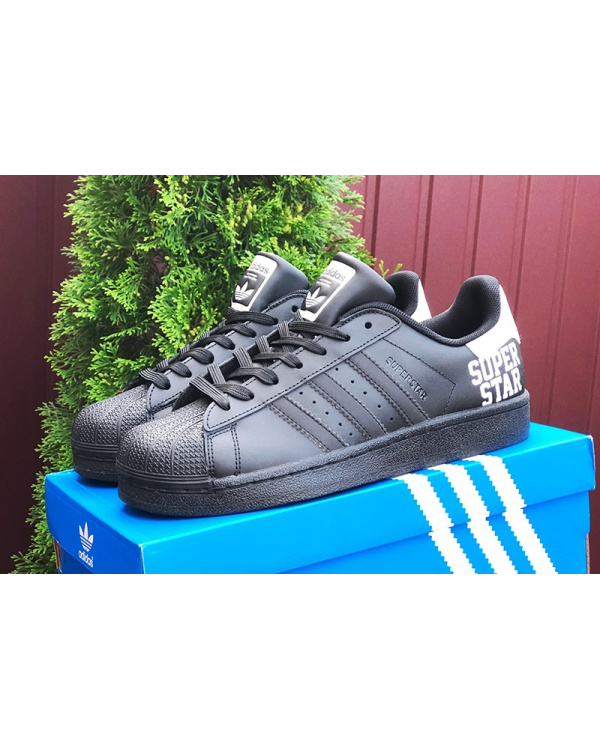 Мужские кроссовки Adidas Originals Superstar черные