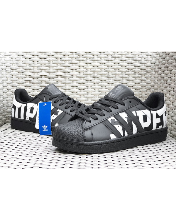 Мужские кроссовки Adidas Originals Superstar черные