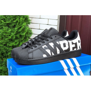 Купить Мужские кроссовки Adidas Originals Superstar черные в Украине