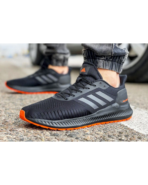 Чоловічі кросівки Adidas Solarblaze чорні з помаранчевим