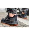 Купить Чоловічі кросівки Adidas Solarblaze чорні з помаранчевим
