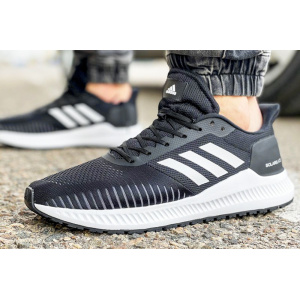 Мужские кроссовки Adidas Solarblaze черные с серым