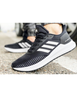 Мужские кроссовки Adidas Solarblaze черные с серым