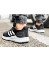 Купить Мужские кроссовки Adidas Solarblaze черные с серым