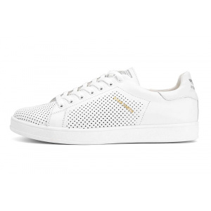 Мужские кроссовки Adidas Stan Smith perforated белые