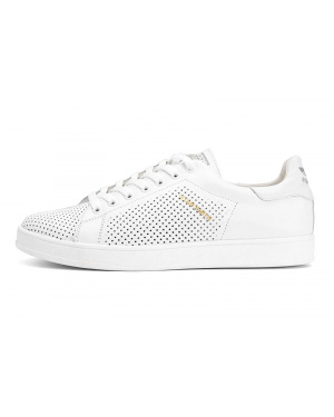 Мужские кроссовки Adidas Stan Smith perforated белые