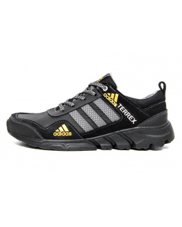 Мужские кроссовки Adidas Terrex черные (black)