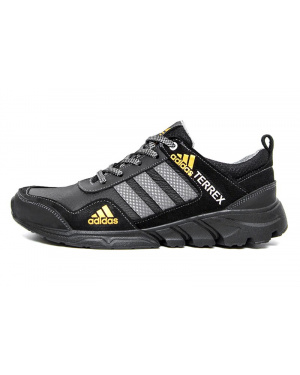 Мужские кроссовки Adidas Terrex черные (black)