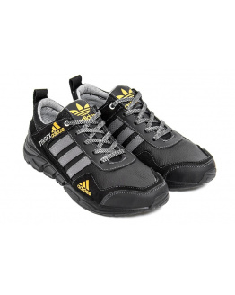 Мужские кроссовки Adidas Terrex черные (black)