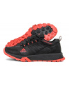 Купить Мужские кроссовки Adidas Terrex черные с красным