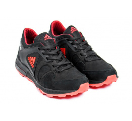Купить Мужские кроссовки Adidas Terrex черные с красным в Украине