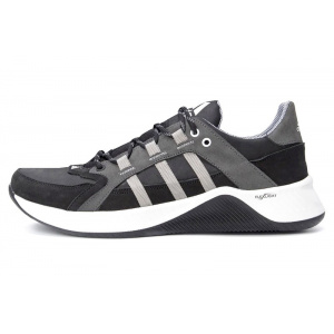 Мужские кроссовки Adidas Terrex черные с серым (black/grey)