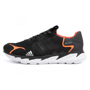 Мужские кроссовки Adidas Terrex черные с оранжевым (black/orange)