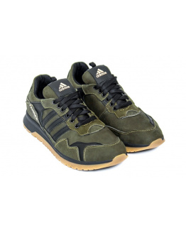 Мужские кроссовки Adidas Terrex зеленые с черным