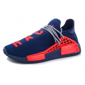 Мужские кроссовки Adidas x Pharrell Williams Human Race темно-синие