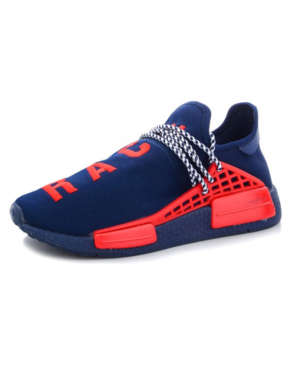 Мужские кроссовки Adidas x Pharrell Williams Human Race темно-синие