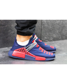 Мужские кроссовки Adidas x Pharrell Williams Human Race темно-синие