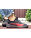 Купить Мужские кроссовки Adidas Yeezy Boost 350 черные с красным