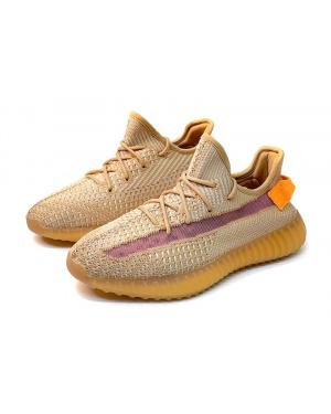 Мужские кроссовки Adidas Yeezy Boost 350 V2 оранжевые
