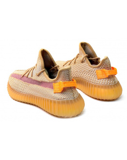 Мужские кроссовки Adidas Yeezy Boost 350 V2 оранжевые