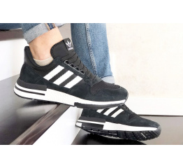 Купить Мужские кроссовки Adidas Zx 500 Rm черно-белые в Украине