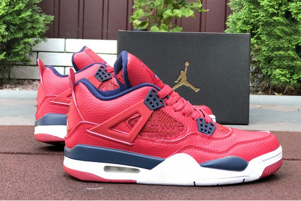 Мужские кроссовки Air Jordan 4 Retro красные
