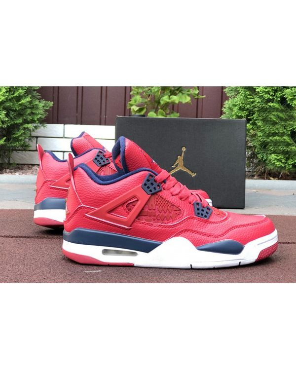 Мужские кроссовки Air Jordan 4 Retro красные