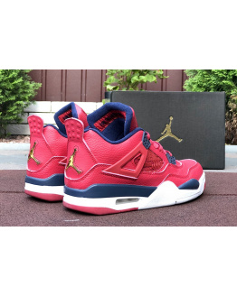 Мужские кроссовки Air Jordan 4 Retro красные