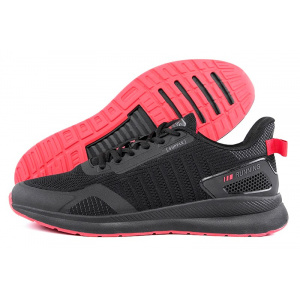Мужские кроссовки BaaS черные с красным (black/red)