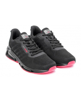 Мужские кроссовки BaaS Trend System черные с красным (black/red)