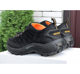Купить Мужские кроссовки Merrell черные с оранжевым в Украине
