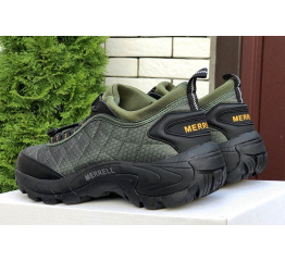 Купить Мужские кроссовки Merrell зеленые с черным в Украине