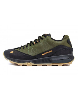 Мужские кроссовки Merrell зеленые с черным