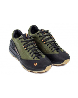 Мужские кроссовки Merrell зеленые с черным