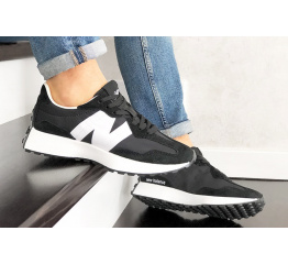 Купить Мужские кроссовки New Balance 327 черные с белым