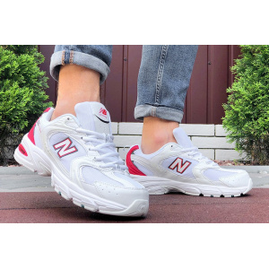 Купить Мужские кроссовки New Balance 530 белые с красным в Украине