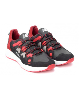 Чоловічі кросівки New Balance чорні з червоним (black/red)