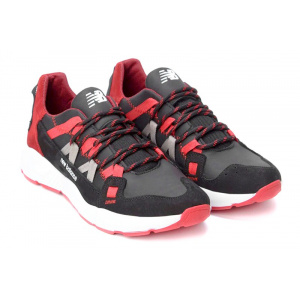 Купить Мужские кроссовки New Balance черные с красным (black/red) в Украине