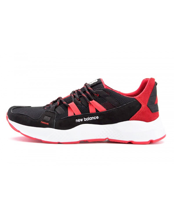Мужские кроссовки New Balance черные с красным