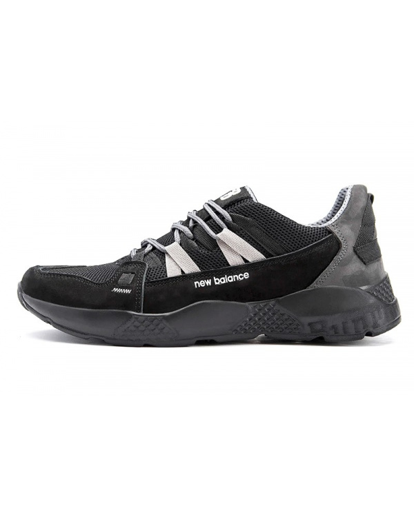 Мужские кроссовки New Balance черные с серым