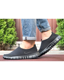 Мужские кроссовки Nike Air Free Run 3.0 Slip-On черные