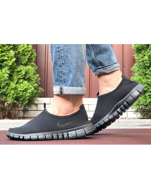Чоловічі кросівки Nike Air Free Run 3.0 Slip-On чорні
