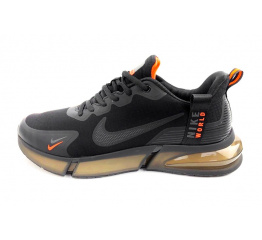Купить Мужские кроссовки Nike Air Lunar Apparent Running черные с оранжевым