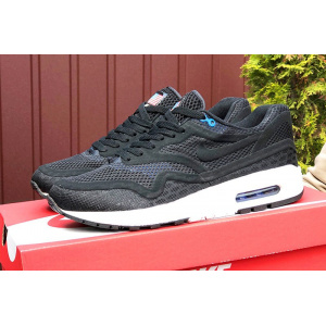 Мужские кроссовки Nike Air Max 1 Breathe черные с белым