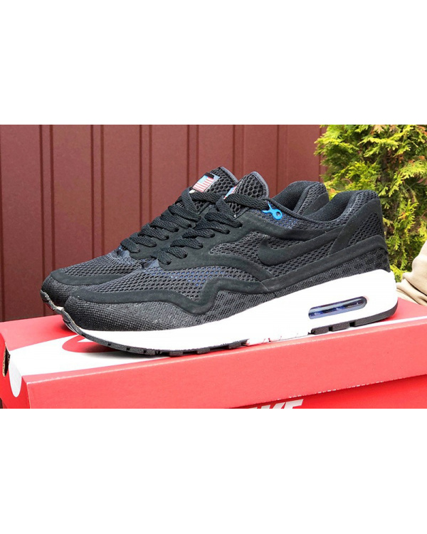 Чоловічі кросівки Nike Air Max 1 Breathe чорні з білим