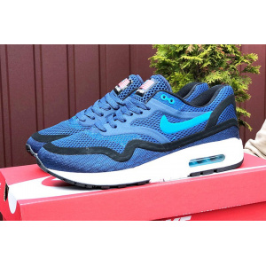 Чоловічі кросівки Nike Air Max 1 Breathe сині з чорним