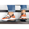 Купить Мужские кроссовки Nike Air Max 270 React белые с оранжевым