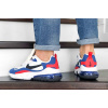 Купить Мужские кроссовки Nike Air Max 270 React белые с синим и красным